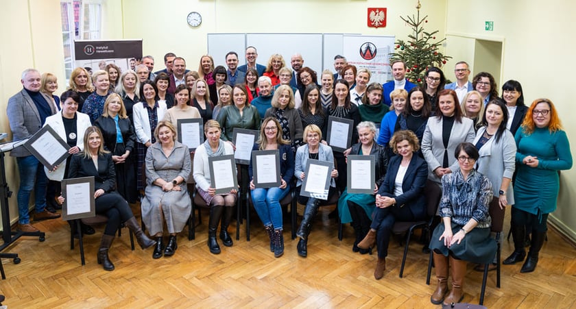 Wręczenie dyplomów dyrektorom placówek oświatowych, 10.01.2024
